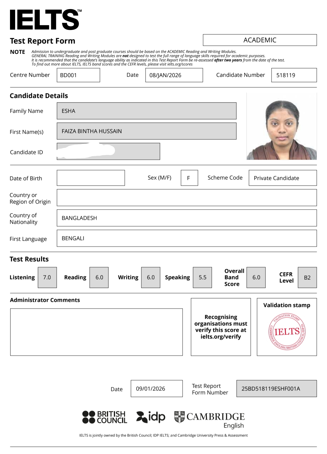 FAIZA BINTHA HUSSAIN